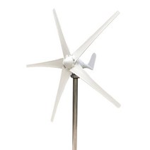 풍력 터빈 발전기 요트 농장 소형 가정용 차박 캠핑, 100W12V + 부스트 컨트롤러