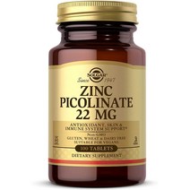 솔가 아연 피콜리네이트 22mg 100정 3개월분, 상품선택, 1개