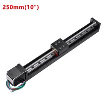 50mm 100mm 150mm 200mm T 형 슬라이딩 테이블 레일 선형 스테이지 전송 가이드 플랫폼 피치 1-12mm 및 NE, [01] 4mm pitch, [05] Stroke 250mm