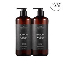해피바스 스킨케어 퍼퓸 바디워시 블랑쉬앤우디향 900g 1+1