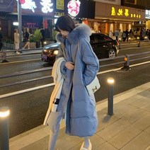 Mao한국어 스타일 패션 허리 자켓 여성 중간 길이 새로운 여우 모피 칼라 두꺼운 우아한 코트