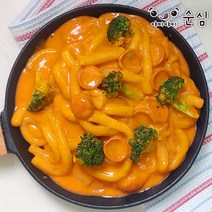 [야미야미순심] 로제쫄면떡볶이세트 4인분+모둠튀김2 (어묵 쫄면포함)