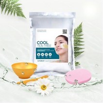 린제이 티트리 모델링팩(피부관리샵 사용) 1kg+고급 황금 팩도구 3종세트+핑크해면, 티트리+팩도구3종+해면, 팩도구 3종세트+해면