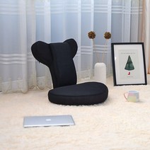 크리 에이 티브 싱글 시트 소파 통기성 다다미 거실 tv e-스포츠 게임 자세교정방석, 검은색, 96x55x15cm