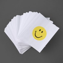 VJSLVKSL 로고 구디백 스마일 M형 선물포장 90p세트 페이퍼백 재고4336EA, 퍼니파니쿠팡 본상품선택