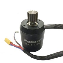 고성능 F6374 E-스쿠터 영구 자석 브러시리스 DC 모터 균형 자동차 5M 동기 풀리 고출력 170KV 24V/36V, 01 F6374 170KV 36V