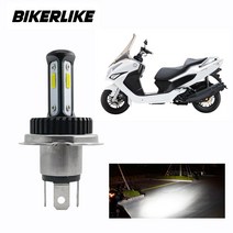 대림Q2 다이나믹 오토바이 LED 전조등 12V H4헤드램프 3면 헤드라이트 모터 바이크, BLT 12v H4 오토바이LED 3면