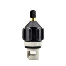 호환 frp 보트 선외기 낚시보트 sup air pump adapter inflatable paddle 카누 고무 카약 보드 로잉 air valve adapter 타이어 압축기, b 1pc 블랙