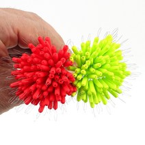 일자형 발포찌 띄울 낚시용 어신찌 학꽁치 벵에돔 {CF-987}, 3호, 형광색, 1개