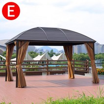 파고라 조립식주택 정자 테라스 원두막 야외바베큐장 그늘막 가제보 조립식정자, E타입:3*4산토리니