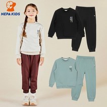 네파키즈 NEPA KIDS 푸딩 폴리 기모 트레이닝 세트 KIF5953