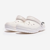 (국내매장판) 크록스 털신 클래식 라인드 클로그 CRS203591 WHITE/GREY