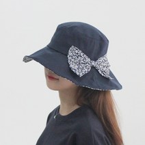 지오마켓 리본 버킷햇 봄 여름 중년모자 엄마모자