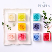 플라플라 큐빅비드 플라워 솝 클렌징 천연 수제비누, 비드, 퍼머넌트 그린