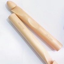 자이언트얀 울트라 굵은 나무 코바늘 25mmmm 뜨개바늘 핸드메이드 편직공구 액세서리 d, 01 나무코바늘25밀리미터 굵기의 한 가닥.