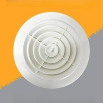 ABS 원형 아파트 환기구 공기청정기 배기 환기캡 커버 자재 천장 벽 배기구, 06. 원형 100mm