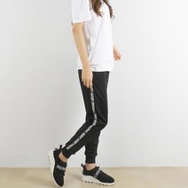 여성 트레이닝 하의 레터링 조거팬츠 크롭티코디 조커팬츠 애슬레저 20대