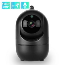 방범카메라 CCTV 감시 보안 PTZ IP Wifi 1080P 64GB 홈 자동 추적 야간 투시경 양방향 오디오 무선 블랙, 1080P에 64GB 흰색 추가, 협동사, 미국 플러그
