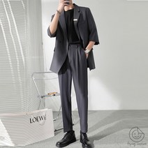 남자블레이저 여름재킷 남자셋업수트 블레이져 캐주얼 정장 작은