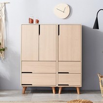 모던 화이트 & 그레이 깔끔한 다용도 수납장 세트 셀프인테리어, 그레이화이트