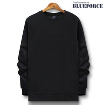 블루포스 남여공용 심플 맨투맨 베이직 커플 긴팔티셔츠 무지