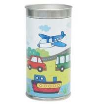 어린이 교통수단 종이 색칠 원형 저금통만들기 5인 문화센터 7살 초1 실습 미술교구 끈기