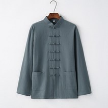 남자개량한복 퓨전 한복 생활 절복 아버지 남성 긴팔 셔츠 선물