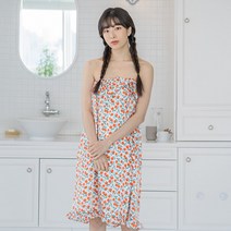 지노지노 국산 탑 샤워 골프가운, 1개, 오렌지
