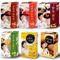 담터 호두아몬드 율무차 50T x 2개 국산차 스틱, 담터-호두아몬드율무차50T x2