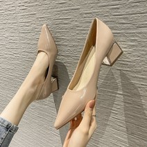 스퀘어토 펌프스힐 5cm 발이 전혀 안아픈 구두