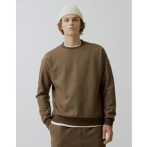 21FW [HRC] 멜란지 브라운 울혼방 스웻셔츠 HZTS1D003W2