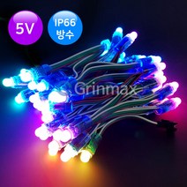 그린맥스 12mm 픽셀LED바 5V (50개 1set) *파노라마 간접조명 간판조명, 1개, 추가)LRS-100W-5V