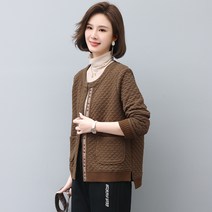 가을 루즈핏 숏코트 여성 숏 긴팔 카디건 야구복 여면