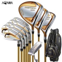 HONMA Beres S-07 골프 클럽 완전 세트 드라이버 아이언 우드 퍼터 헤드 커버 및 가방 포함, 9.5 SR 가방포함