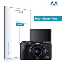 ALLDA 캐논 EOS M6 Mark2 고광택 보호필름 국내생산