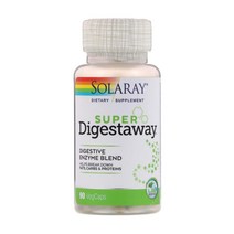 솔라레이 슈퍼 소화 효소 다이제스티브 엔자임 90베지캡슐 파파야 페퍼민트 생강 브로멜라인 알로에베라겔 함유, 1개, 기본