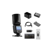 Godox V1S 플래시 스트로보 TTL 라운드 헤드 1 8000s 24G 무선 X 시스템 480회 풀파워 2600mAh 리튬전지 프레넬줌 Sony 카메라 지원, 상세페이지 참조