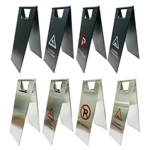 스텐 미니 A자 주차금지 입간판 미용실 네일샵 카페 음식점 매장입구 간판, 실버, 실버 주차금지 (13764), 1개