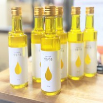 꼬봉이 하우스 저온압착 들기름 냉압착생들기름 1개 350ml 180ml 150ml, 저온압착 들기름(350ml)선물포장 포함