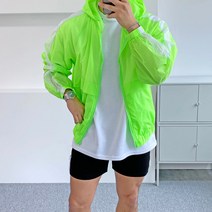 간빠레 남여 경량 라인 트랙 집업 비치웨어 윈드브레이커 후드점퍼
