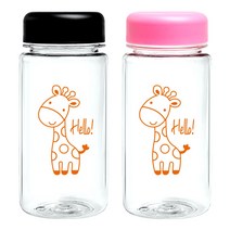BPA Free PET 미니기린보틀350ml 기념품 답례품 졸업입학개업집들이어린이날선물, 350ml, 보라