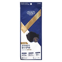 보령제약 5why 프리미엄 블랙 마스크, 1개입, 10개