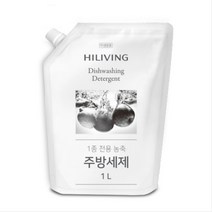 하이리빙 1종 전용 주방세제1L(리필), 3개