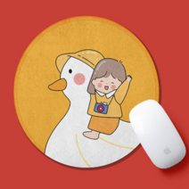 마우스패드 캐릭터 귀여운 삼성 lg그램 애플마우스패드 레노버 hp, 개, 4