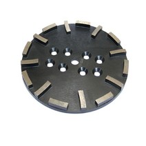 콘크리트연마기 바닥 그라인더 용 다이아몬드 플레이트 도구 콘크리트 화강암 석재 250mm 20 세그먼트, 01 grit 16_01 soft bond