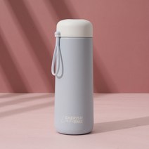 텀블러 미니 컴팩트 휴대용 러블리 물컵 소번지컵, [스마트온도측정]350ML[수원점]2블루], 컵+컵솔
