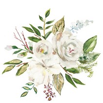 3D전사지]플라워시리즈 부케백장미-109번 의류 열전사지 스티커