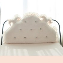 SAMARA 침대헤드쿠션 엘레강스 고급쿠션 공주스타일쿠션, 크리스털-민트