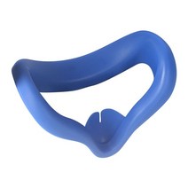 컴퓨터VR 스팀 VR 게임 oculus quest 2 vr 안경용 마스크 커버 실리콘, 푸른, 1개