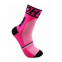 DH 스포츠 신제품 사이클링 양말 품질 프로페셔널 브랜드 스포츠 양말 통기성 자전거 양말 아웃도어 레이싱 빅사이즈 남성 여성용 싸이클 사이클 양말, L (EU 40 to 45), Rose